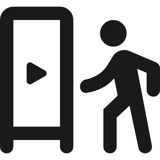 Digital out of home outline rounded icon, rounded style, from Material Symbols