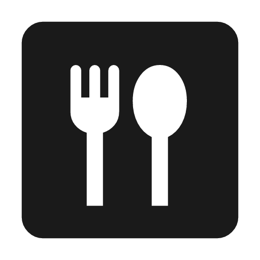 Dining icon, solid style, from Material Symbols