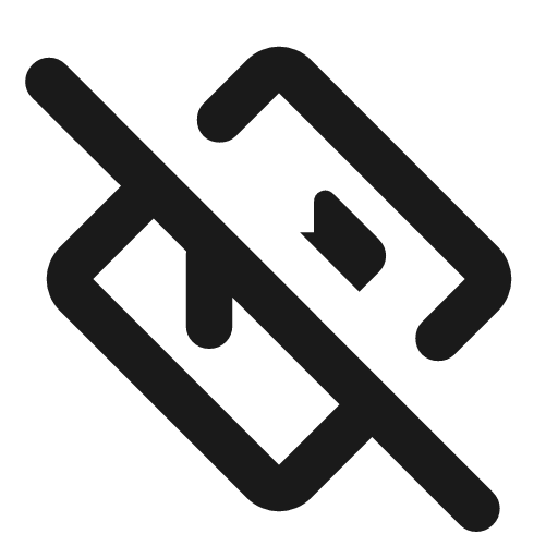 Directions off outline rounded icon, rounded style, from Material Symbols