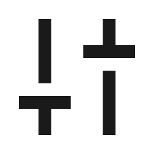 Discover tune icon, solid style, from Material Symbols