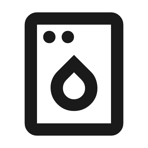 Dishwasher gen outline icon, outline style, from Material Symbols