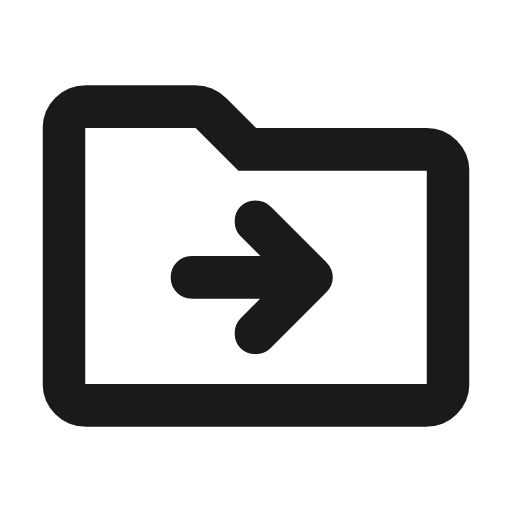 Drive file move outline rounded icon, rounded style, from Material Symbols