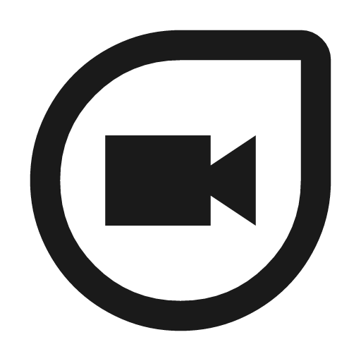 Duo outline icon, outline style, from Material Symbols