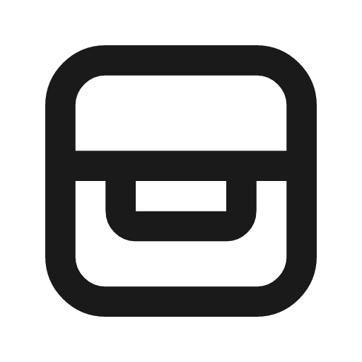 Earbud case outline icon, outline style, from Material Symbols