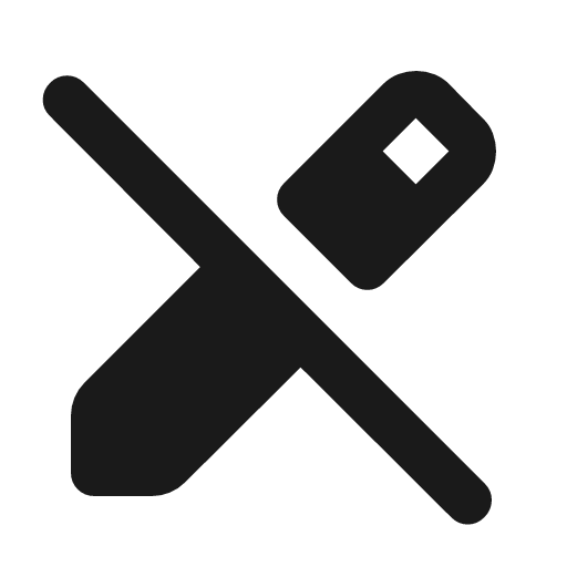 Edit off rounded icon, rounded style, from Material Symbols
