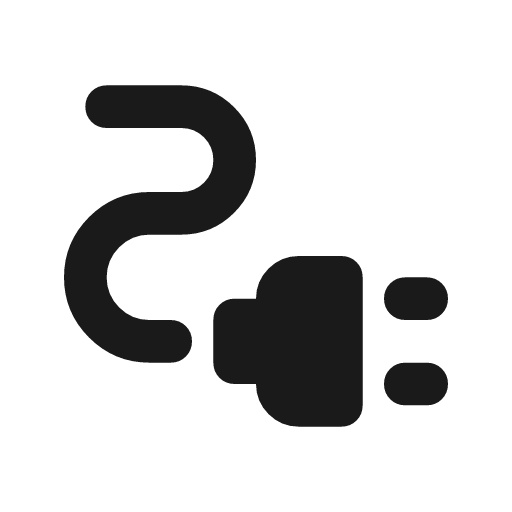 Electrical services rounded icon, rounded style, from Material Symbols