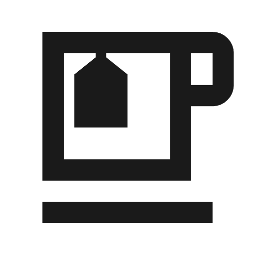 Emoji food beverage outline sharp icon, sharp-cornered style, from Material Symbols