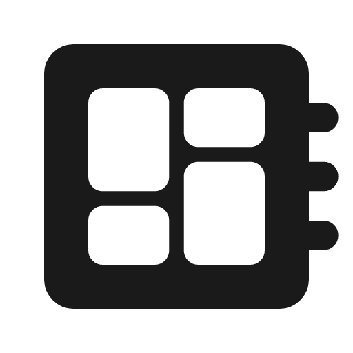 Empty dashboard rounded icon, rounded style, from Material Symbols