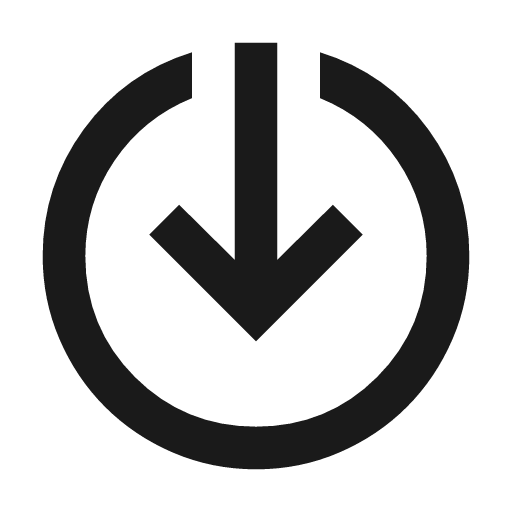Enable icon, solid style, from Material Symbols