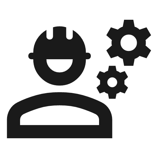 Engineering outline icon, outline style, from Material Symbols