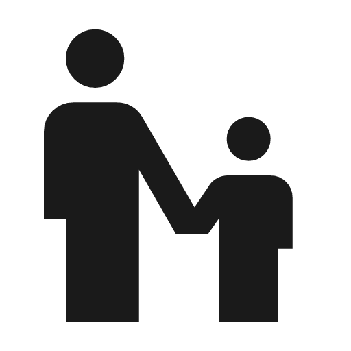 Escalator warning icon, solid style, from Material Symbols