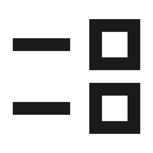 Event list outline sharp icon, sharp-cornered style, from Material Symbols
