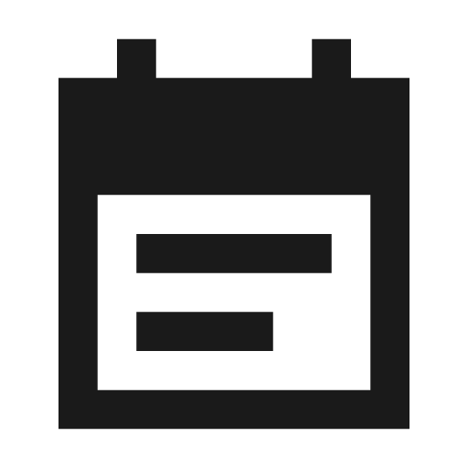 Event note sharp icon, sharp-cornered style, from Material Symbols