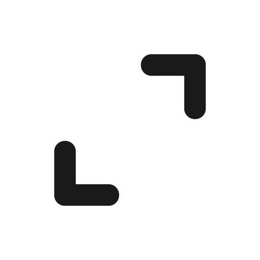 Expand content rounded icon, rounded style, from Material Symbols