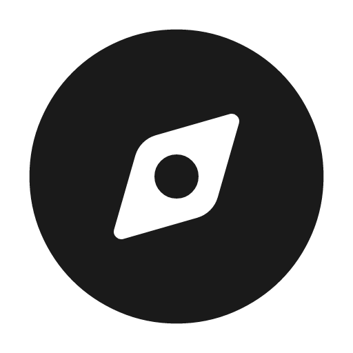 Explore rounded icon, rounded style, from Material Symbols