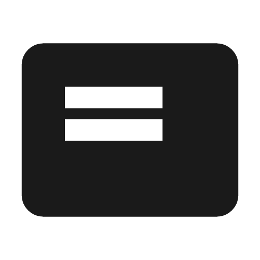 Featured play list icon, solid style, from Material Symbols