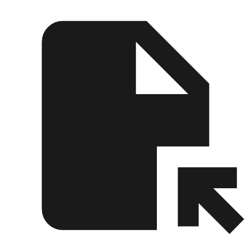 File open icon, solid style, from Material Symbols