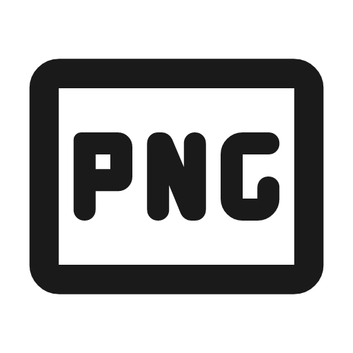 File png outline rounded icon, rounded style, from Material Symbols