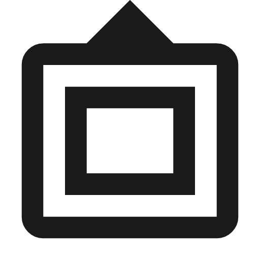 Filter frames outline icon, outline style, from Material Symbols