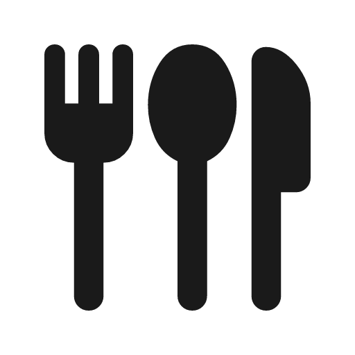 Flatware rounded icon, rounded style, from Material Symbols