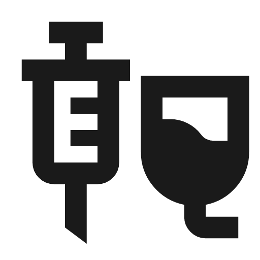 Fluid med sharp icon, sharp-cornered style, from Material Symbols