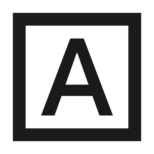 Font download outline sharp icon, sharp-cornered style, from Material Symbols