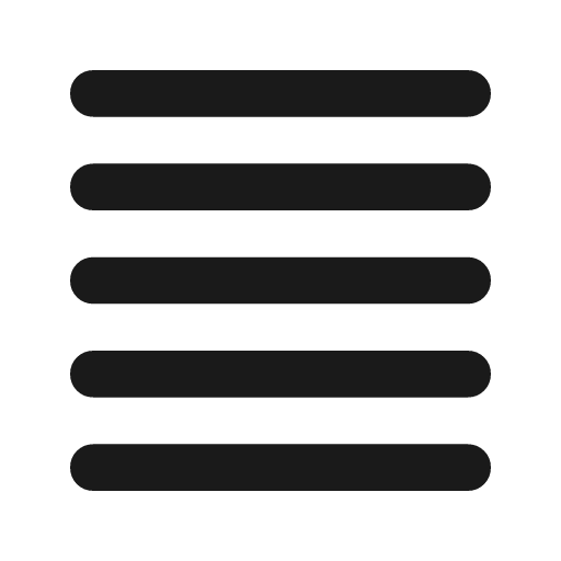 Format align justify rounded icon, rounded style, from Material Symbols