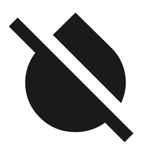 Format color reset icon, solid style, from Material Symbols
