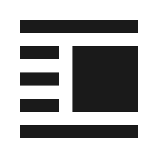 Format image right icon, solid style, from Material Symbols