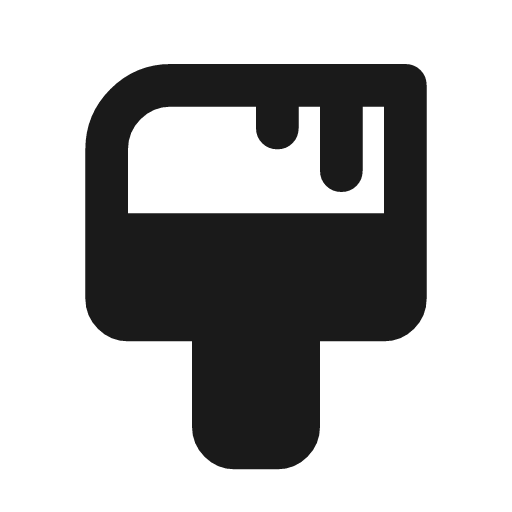 Format paint rounded icon, rounded style, from Material Symbols