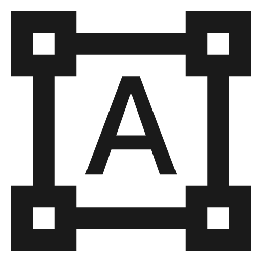 Format shapes outline icon, outline style, from Material Symbols