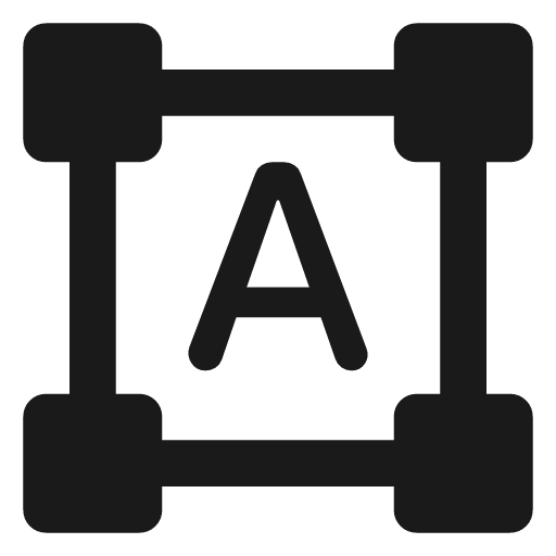 Format shapes rounded icon, rounded style, from Material Symbols