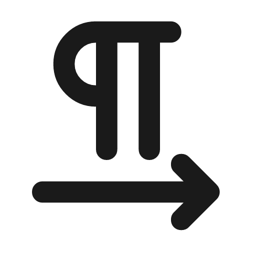 Format textdirection l to r outline rounded icon, rounded style, from Material Symbols