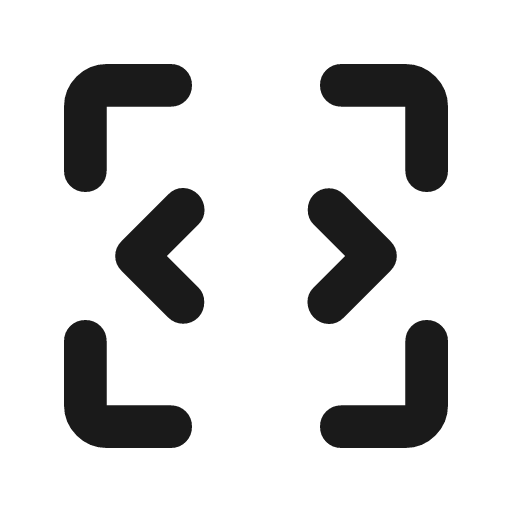 Frame source rounded icon, rounded style, from Material Symbols