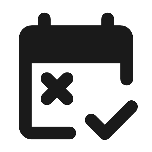 Free cancellation rounded icon, rounded style, from Material Symbols
