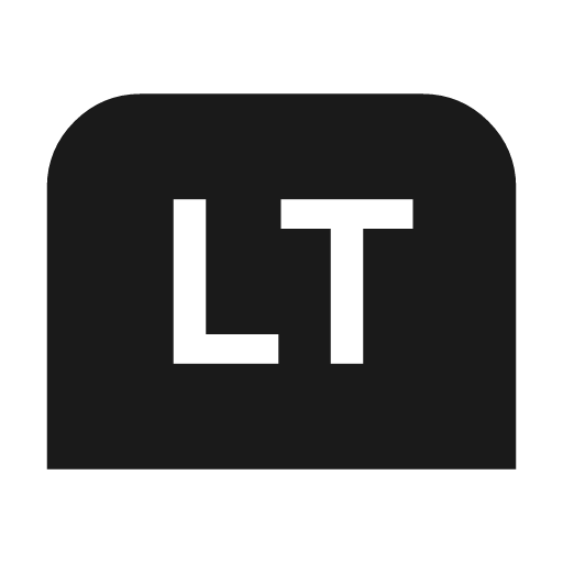 Game trigger left icon, solid style, from Material Symbols