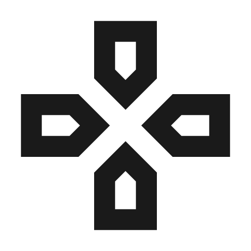 Gamepad outline icon, outline style, from Material Symbols