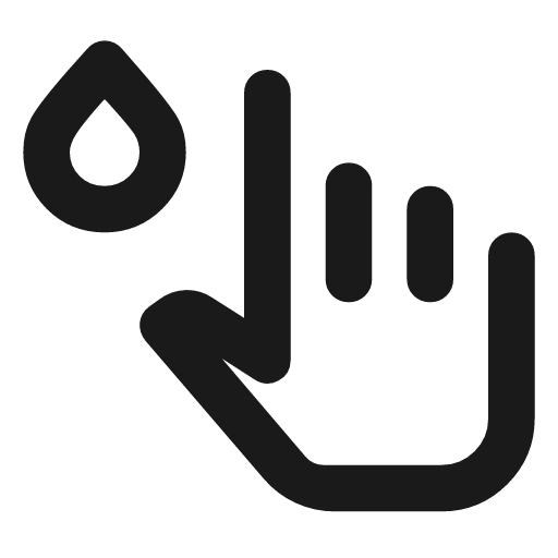 Glucose outline rounded icon, rounded style, from Material Symbols
