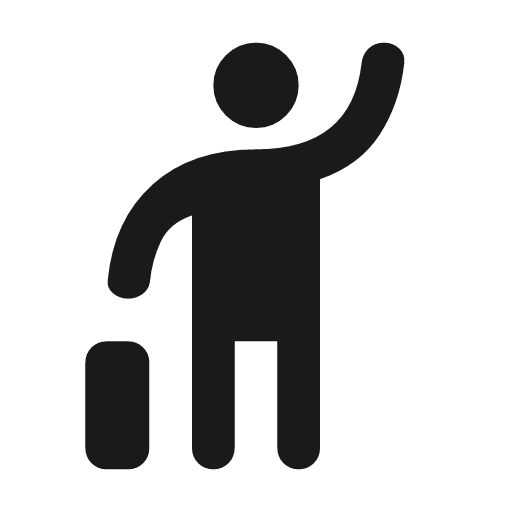 Hail rounded icon, rounded style, from Material Symbols
