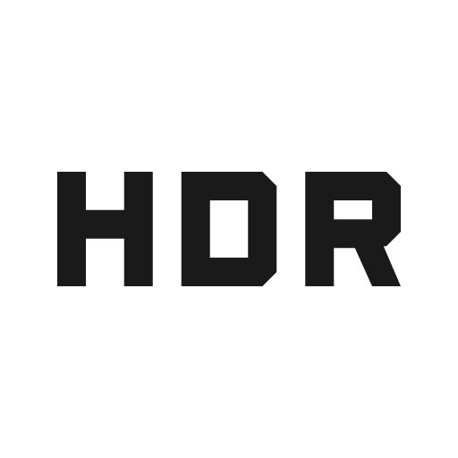 Hdr on sharp icon, sharp-cornered style, from Material Symbols