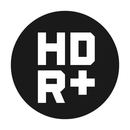 Hdr plus sharp icon, sharp-cornered style, from Material Symbols
