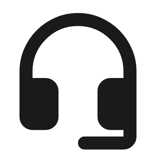Headset mic rounded icon, rounded style, from Material Symbols