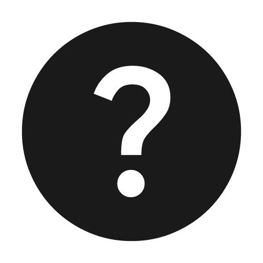Help icon, solid style, from Material Symbols