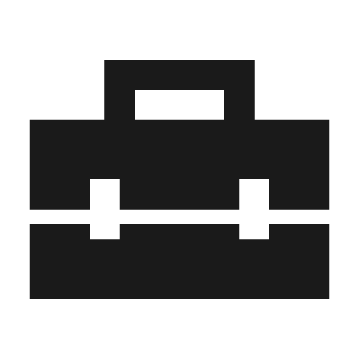 Home repair service sharp icon, sharp-cornered style, from Material Symbols
