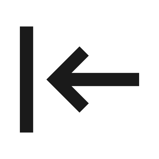 Horizontal align left icon, solid style, from Material Symbols
