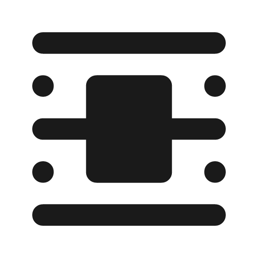 Identity aware proxy rounded icon, rounded style, from Material Symbols