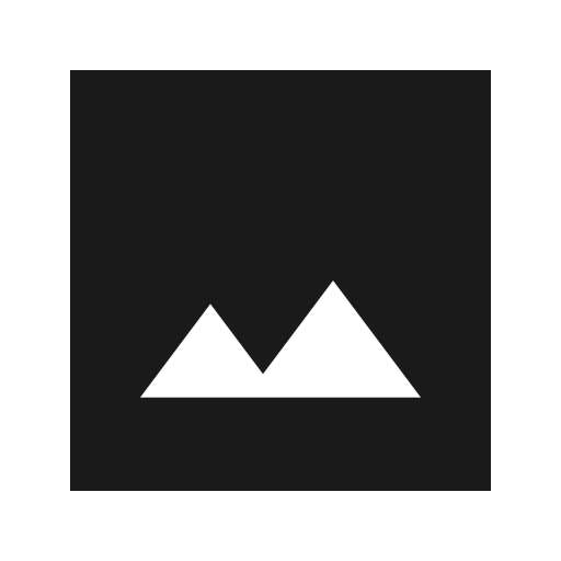 Image sharp icon, sharp-cornered style, from Material Symbols
