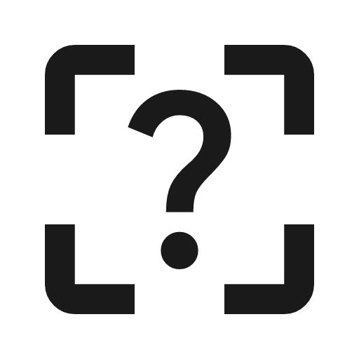 Indeterminate question box icon, solid style, from Material Symbols