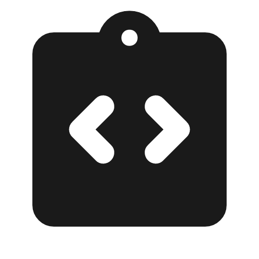 Integration instructions rounded icon, rounded style, from Material Symbols