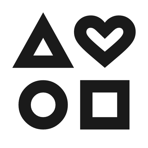Interests outline icon, outline style, from Material Symbols